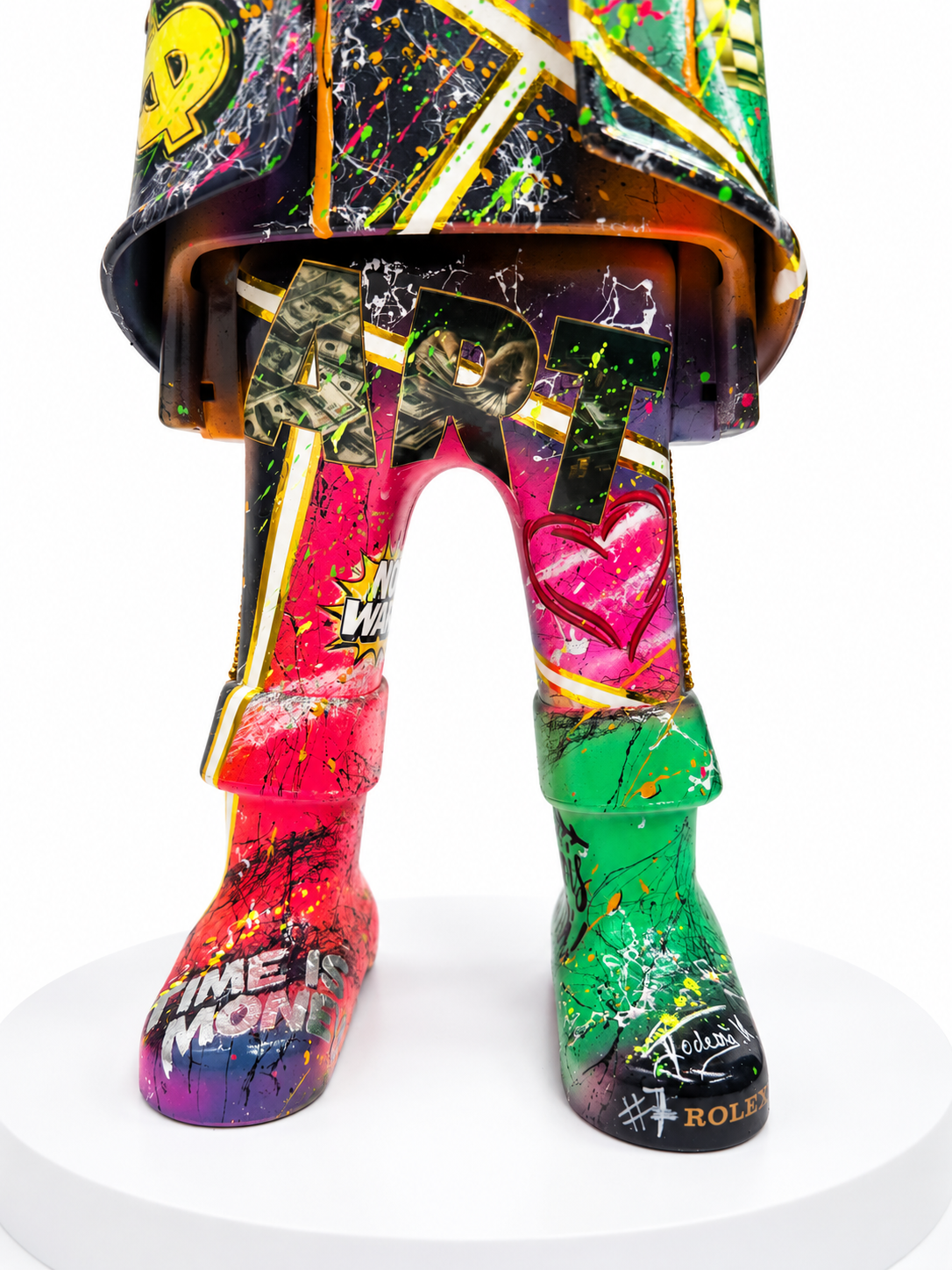 Playmobil XXL « man » œuvre unique et premium POP ART (numéro 07)