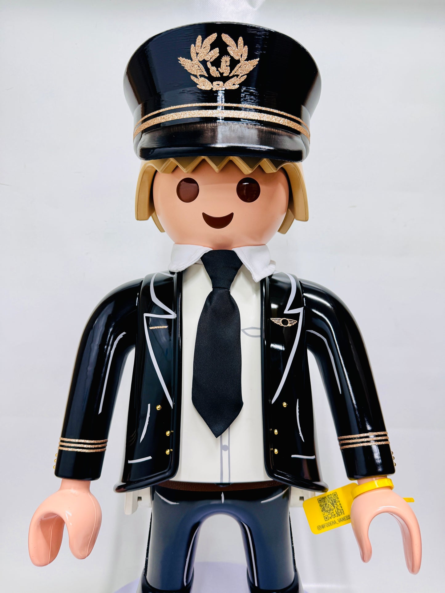 Playmobil XXL personnalisé PILOTE AVION DE LIGNE - Pop Art