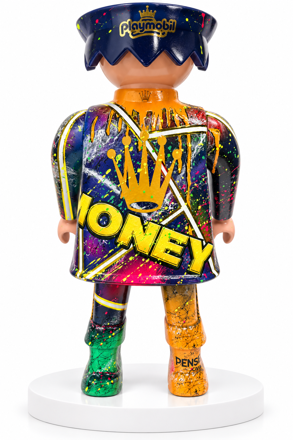 Playmobil XXL « man » œuvre unique et premium POP ART (numéro 07)