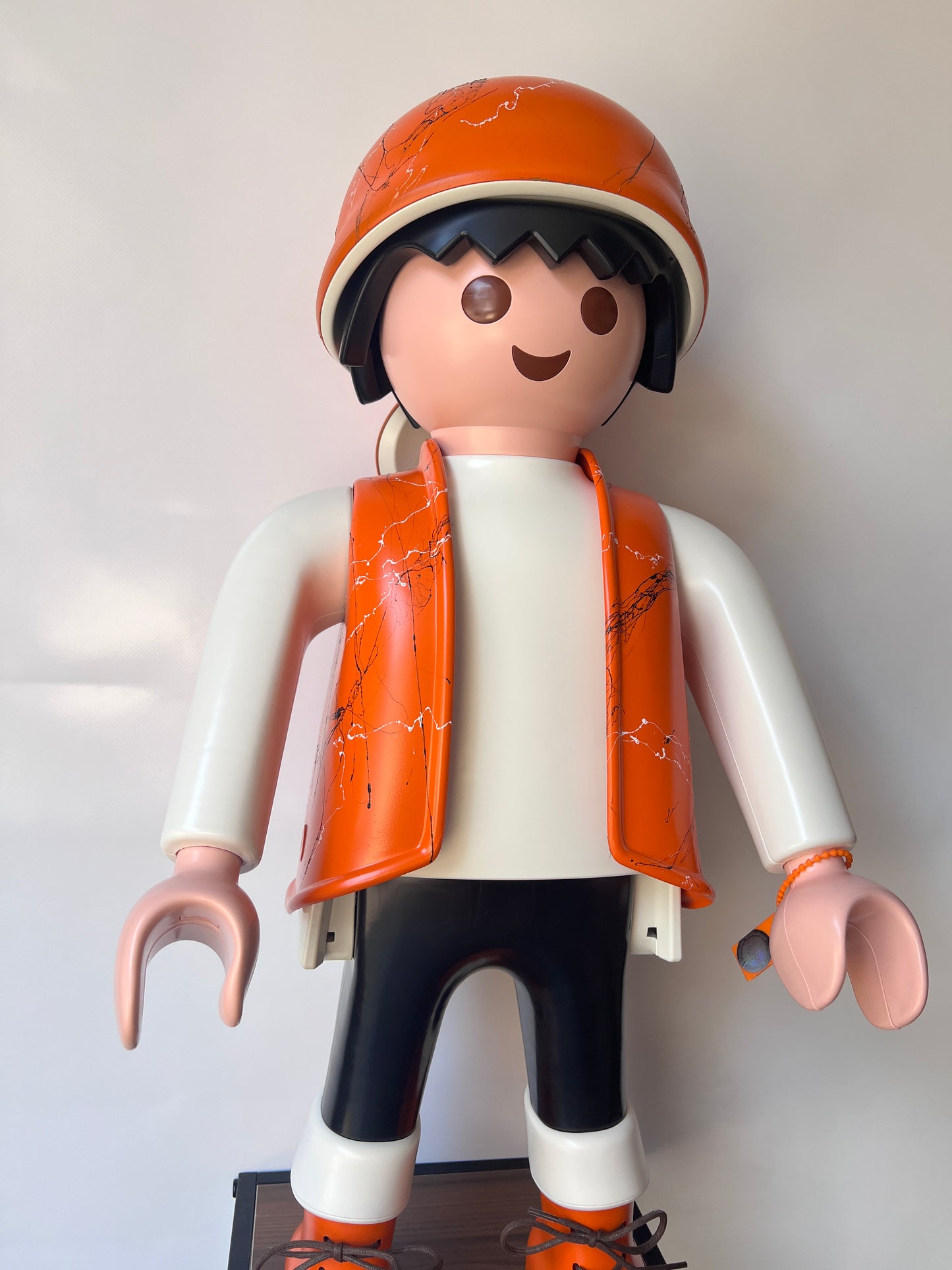 PLAYMOBIL XXL ORANGE / effet marbre (100% PERSONNALISABLE)