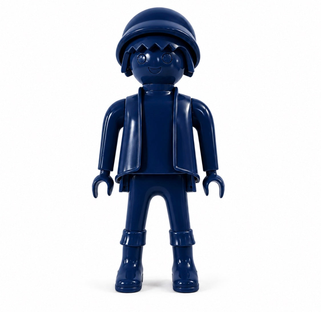 PLAYMOBIL XXL personnalisé FULL BLUE (logo/texte inclus) - Pop Art
