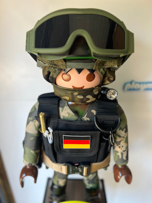 Playmobil XXL personnalisé MILITAIRE Armée Allemande - Pop Art