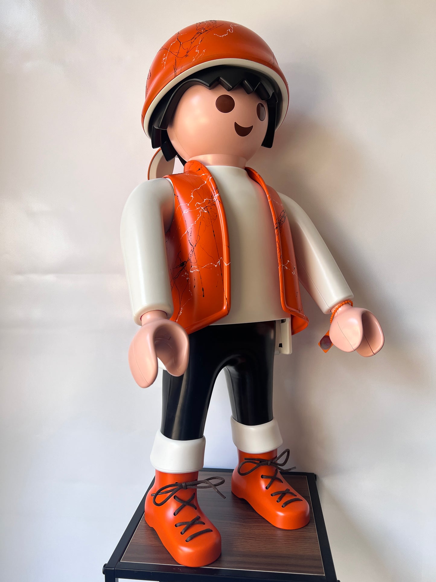PLAYMOBIL XXL ORANGE / effet marbre (100% PERSONNALISABLE)