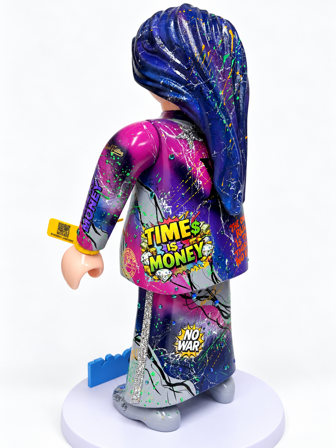 Playmobil XXL « lady » œuvre unique et premium POP ART (numéro 13)
