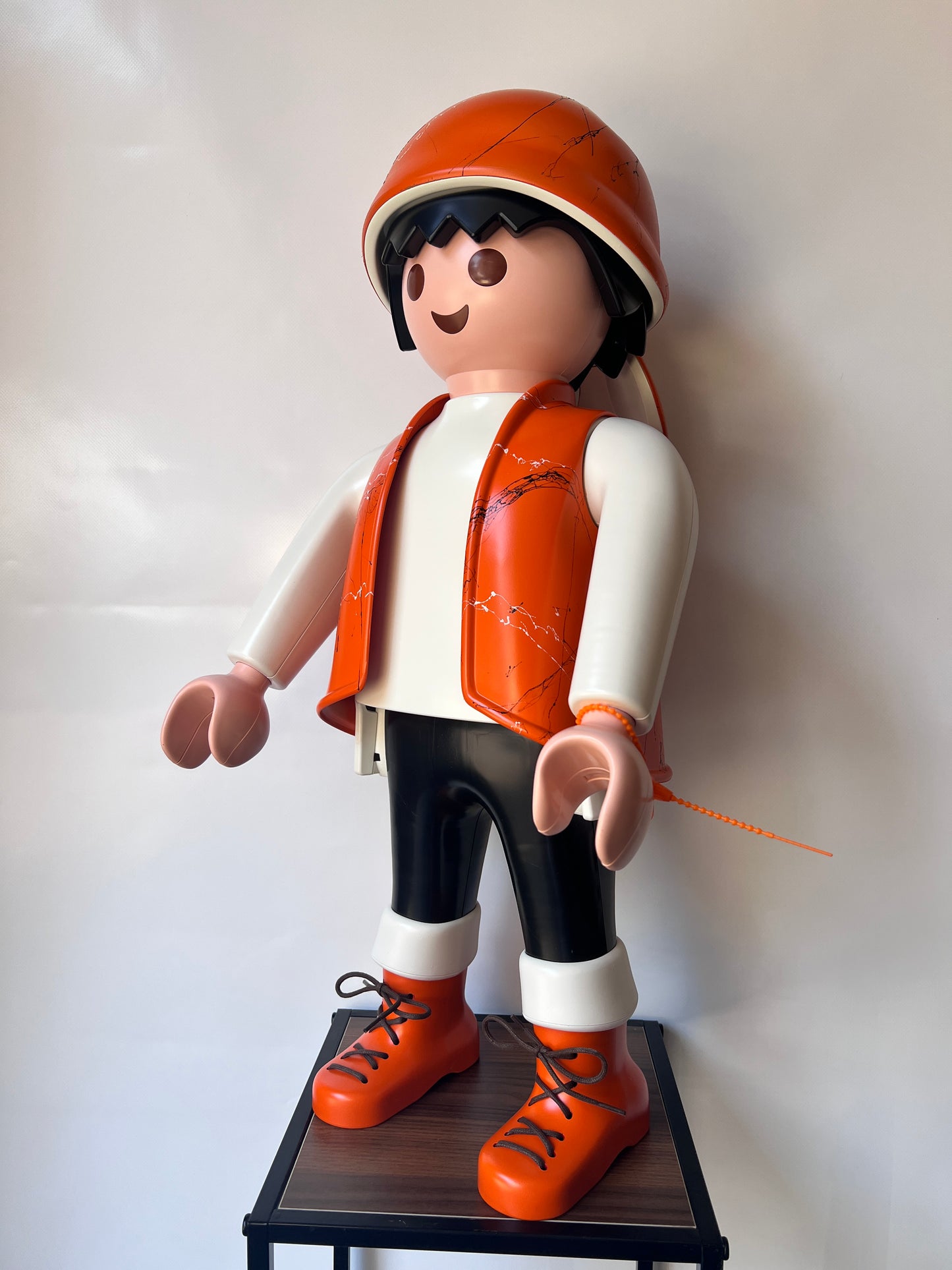 PLAYMOBIL XXL ORANGE / effet marbre (100% PERSONNALISABLE)