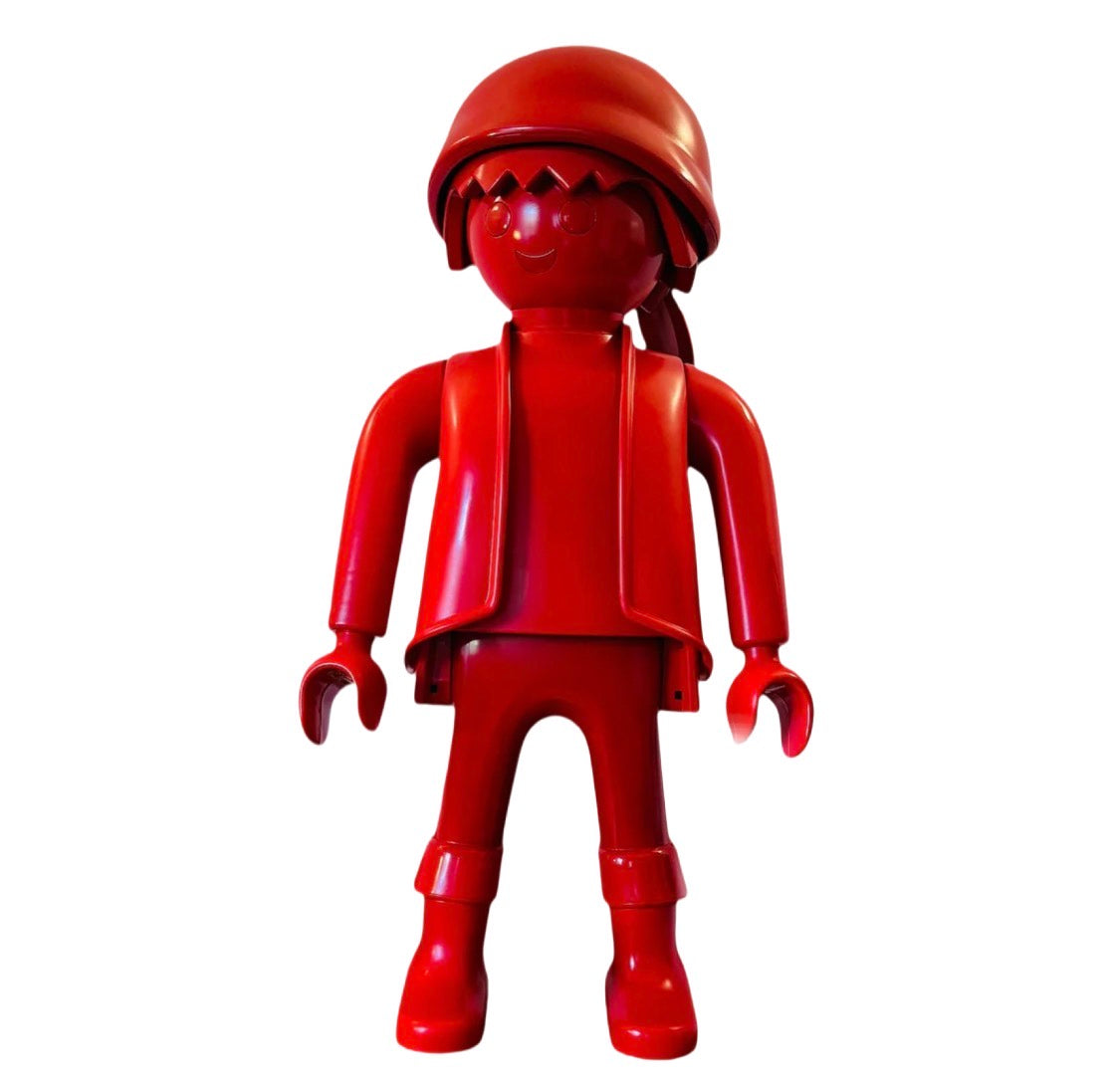 PLAYMOBIL XXL personnalisé FULL RED (logo/texte inclus) - Pop Art