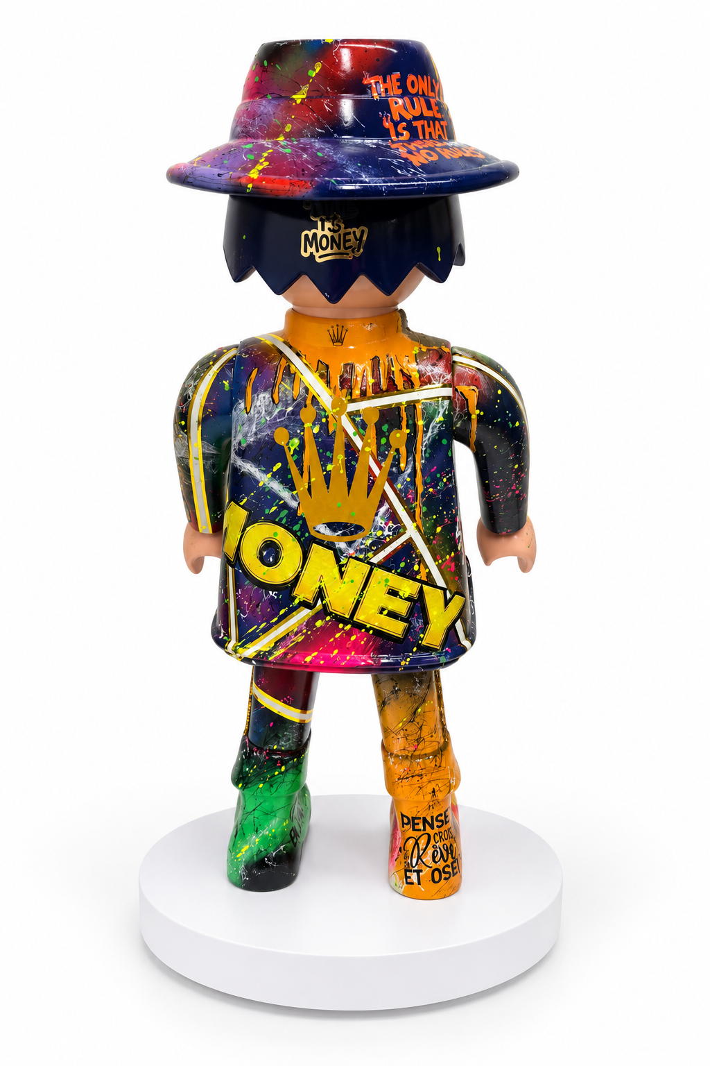 Playmobil XXL « man » œuvre unique et premium POP ART (numéro 07)