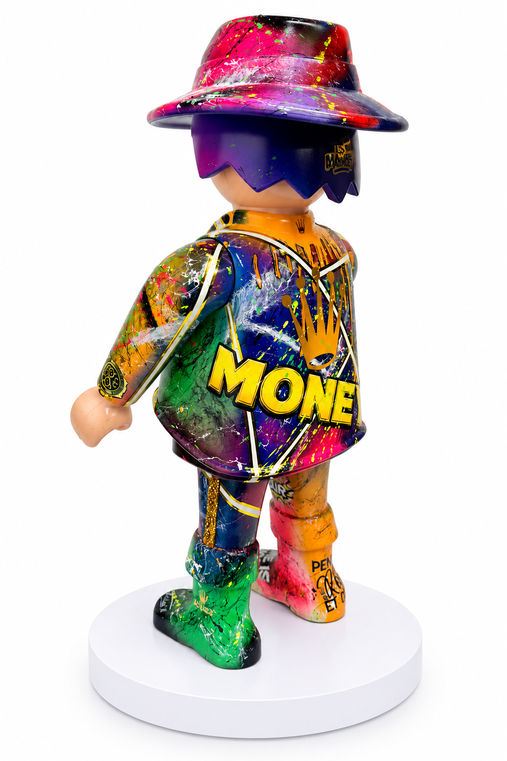 Playmobil XXL « man » œuvre unique et premium POP ART (numéro 07)