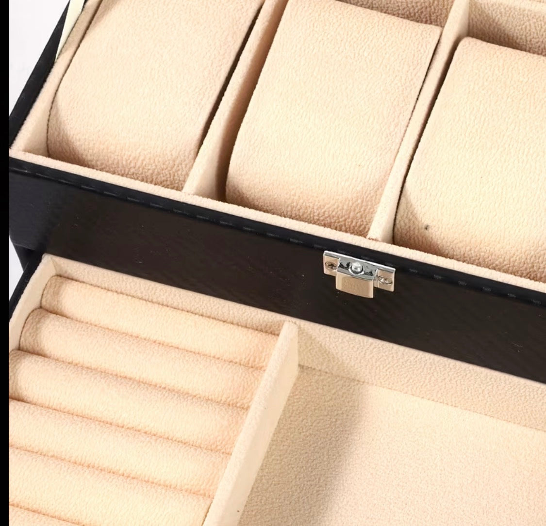 Coffret Custom pour Montres & Bijoux « TIME IS MONEY »