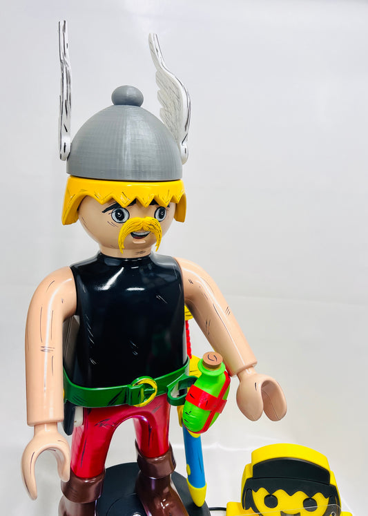 Playmobil XXL personnalisé BD GAULOIS - Pop Art