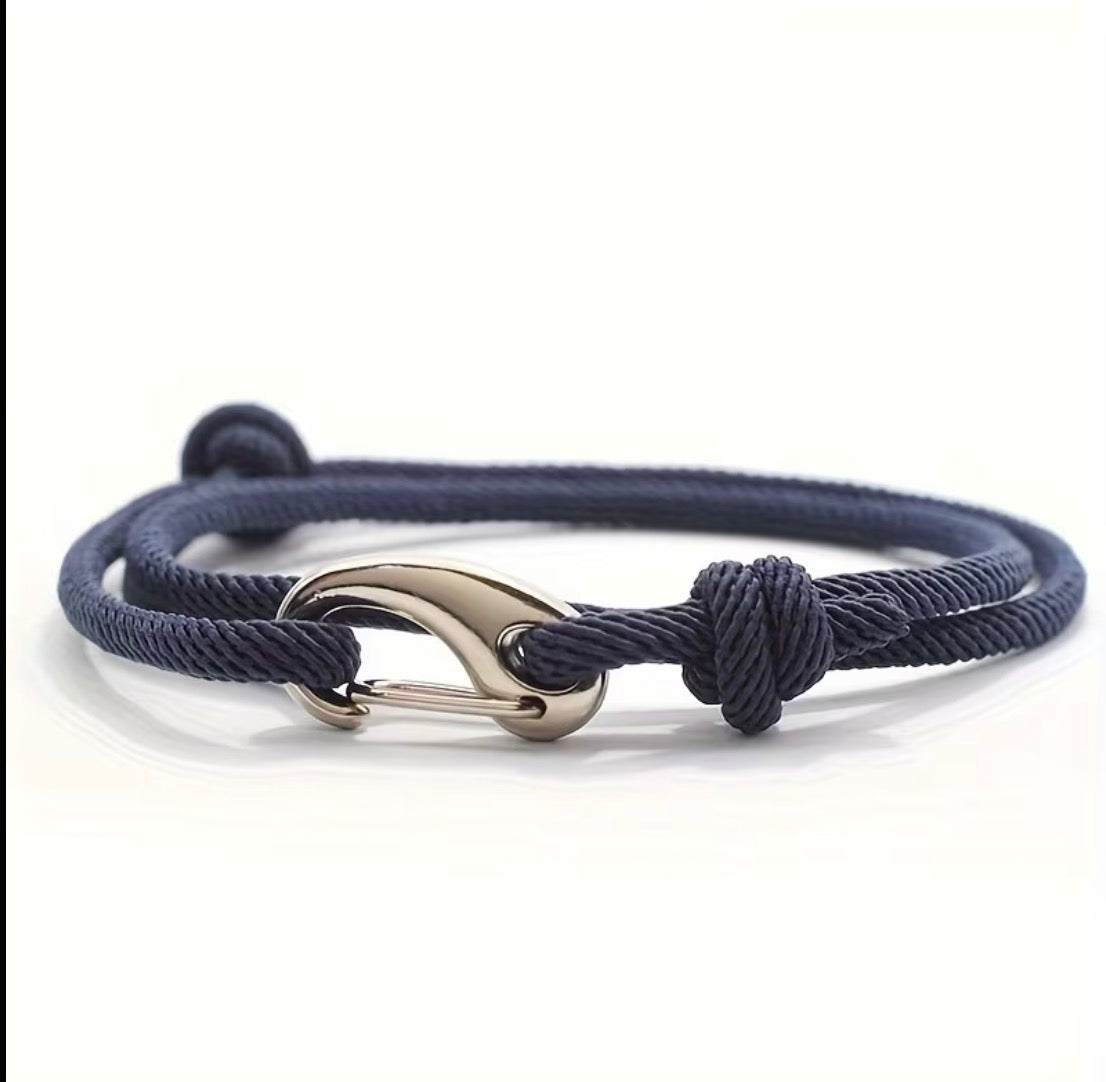 BRACELET CORDAGE MARIN – PORTE-BONHEUR