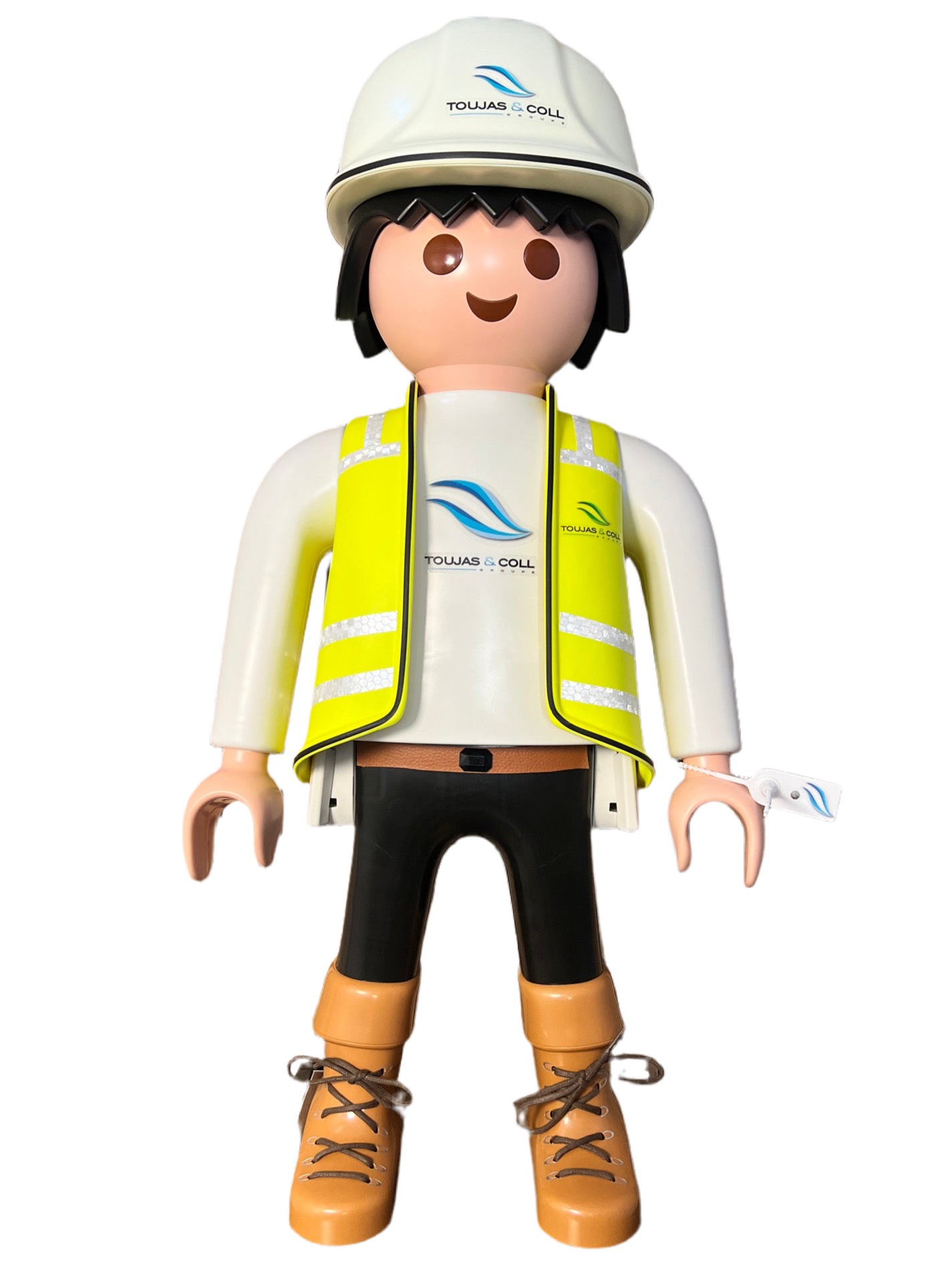Ton Playmobil XXL personnalisé Chef de chantier

Découvrez le monde incroyable d'Artoys Designer, où votre Playmo métier devient la véritable effigie publicitaire de votre entreprise, représentative de votre travail !

Que vous soyez peintre, cuisinier, pompier, policier, joueur de football, ou autre, Vanessa Fodera vous représente à partir d’un Playmobil XXL de 65 cm de haut.

Imaginez une mascotte d'entreprise ou un Playmobil géant qui vous représente parfaitement dans votre métier, placée à l'ac