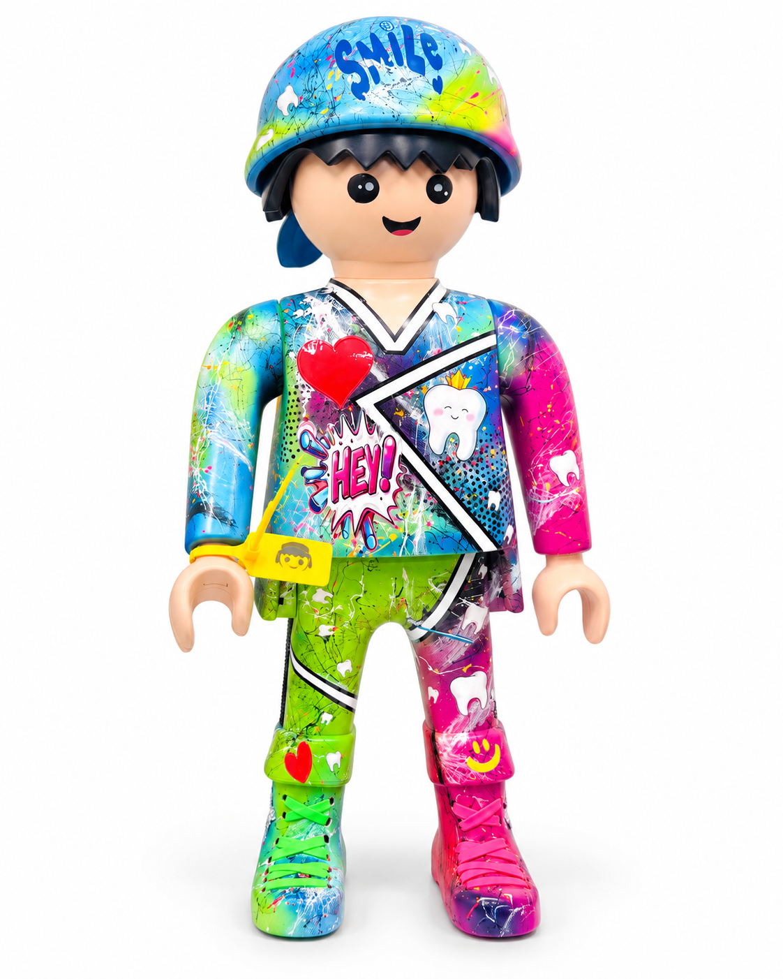 Playmobil XXL personnalisé CHIRURGIEN DENTISTE (POP ART)