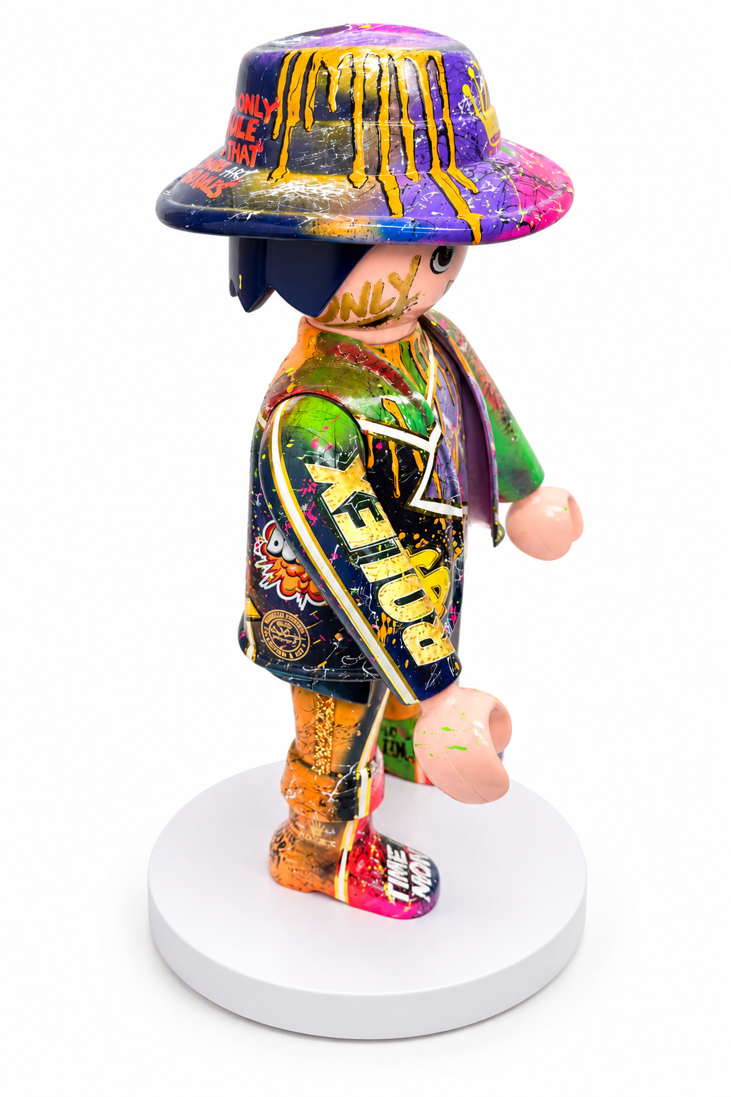 Playmobil XXL « man » œuvre unique et premium POP ART (numéro 07)