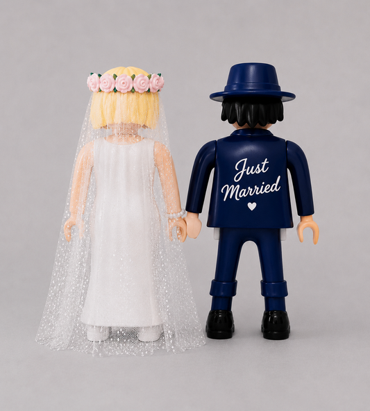 Playmobil XXL personnalisé LES MARIÉS - Pop Art