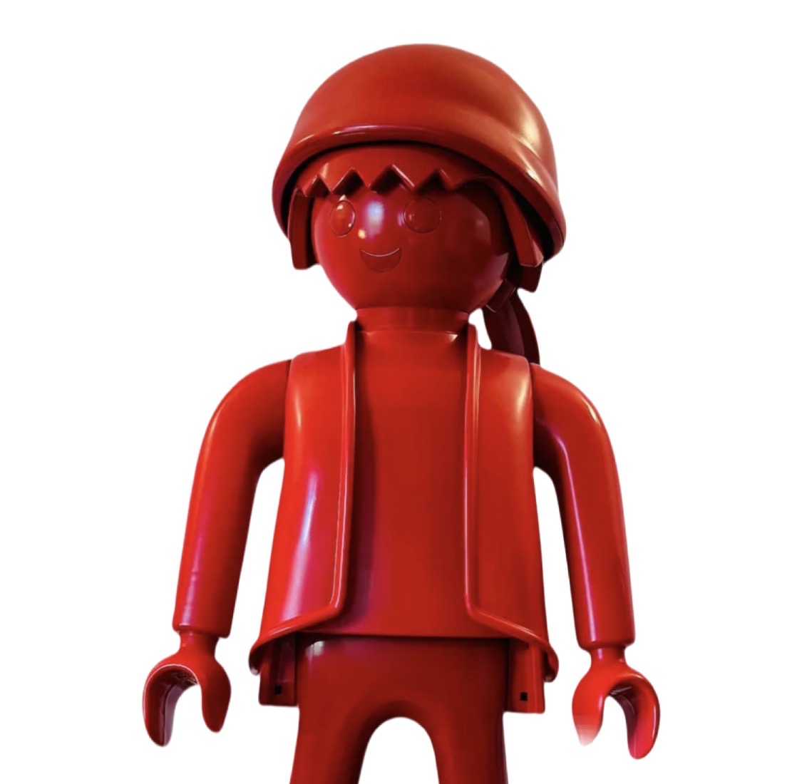 PLAYMOBIL XXL personnalisé FULL RED (logo/texte inclus) - Pop Art