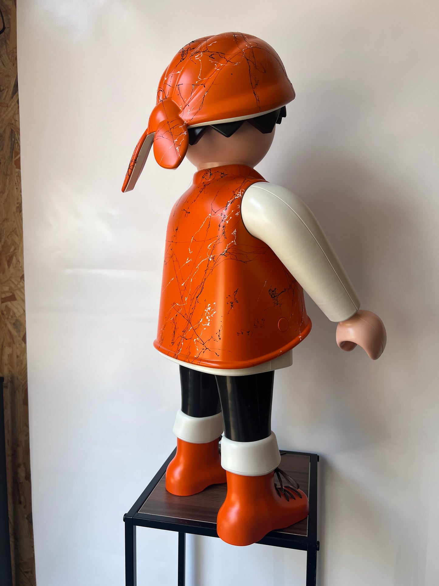 PLAYMOBIL XXL ORANGE / effet marbre (100% PERSONNALISABLE)