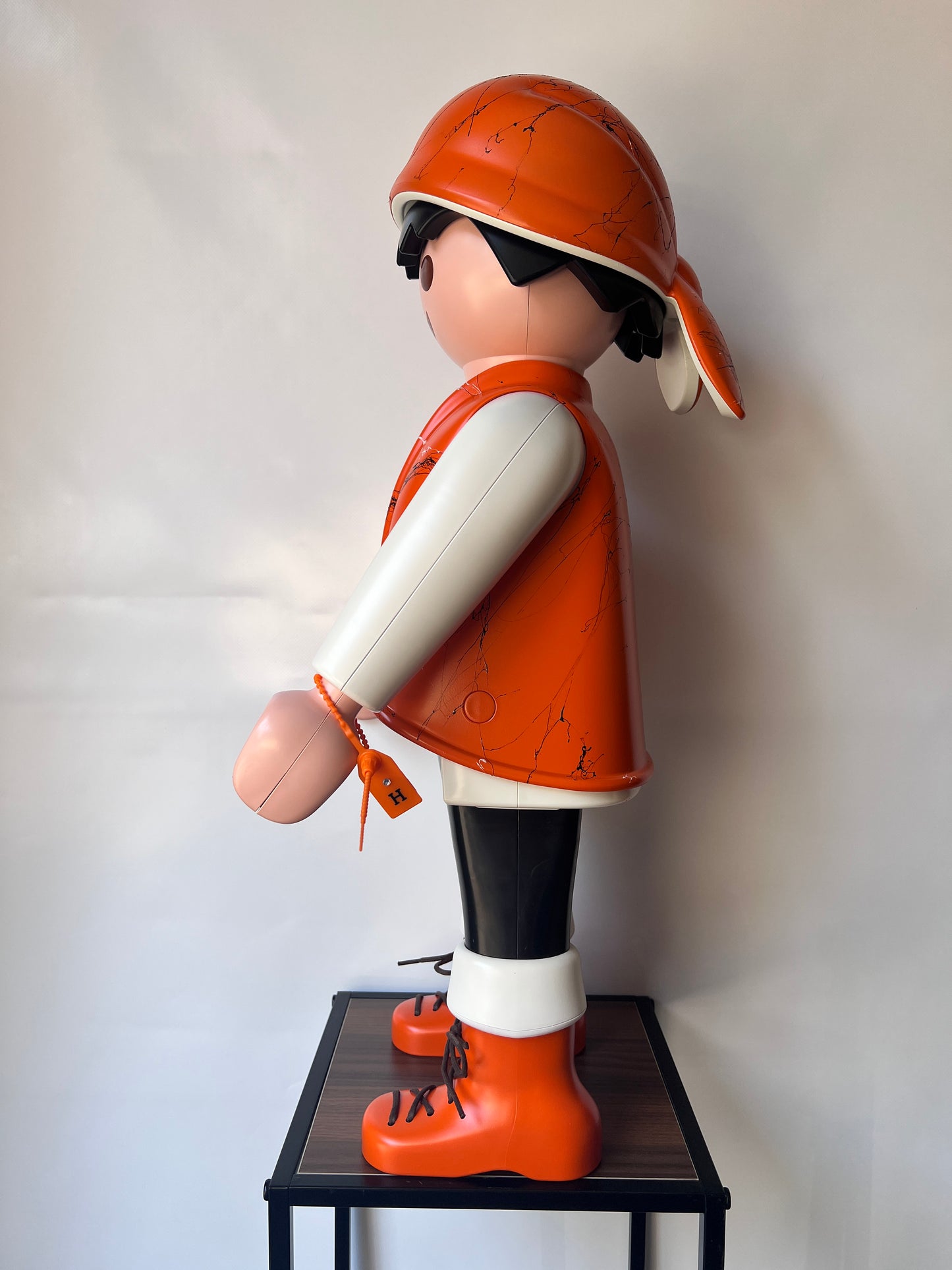 PLAYMOBIL XXL ORANGE / effet marbre (100% PERSONNALISABLE)