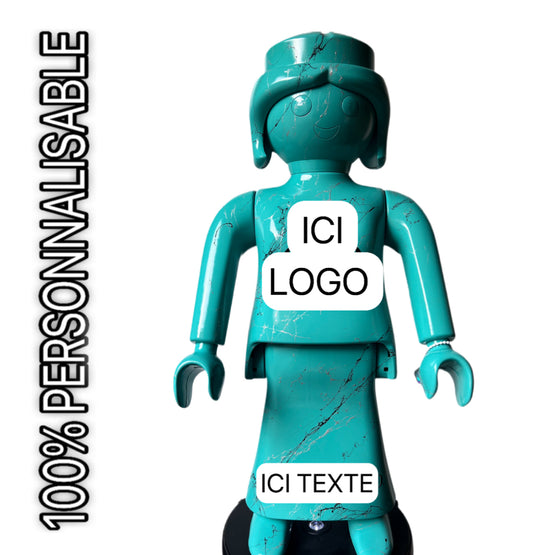 PLAYMOBIL XXL TIFFANY turquoise / effet marbre (100% PERSONNALISABLE)