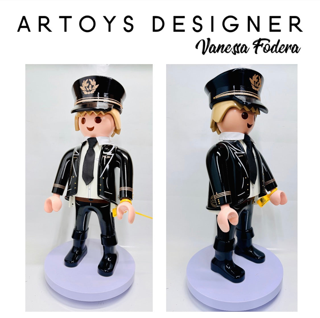 Playmobil XXL personnalisé PILOTE AVION DE LIGNE - Pop Art