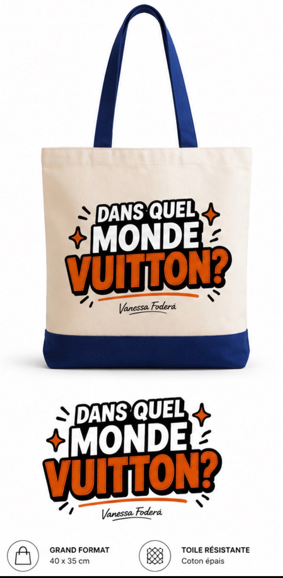 TOTE BAG – IN WELCHER WELT LEBEN WIR? | Pop Luxury Edition – ARTOYS DESIGNER