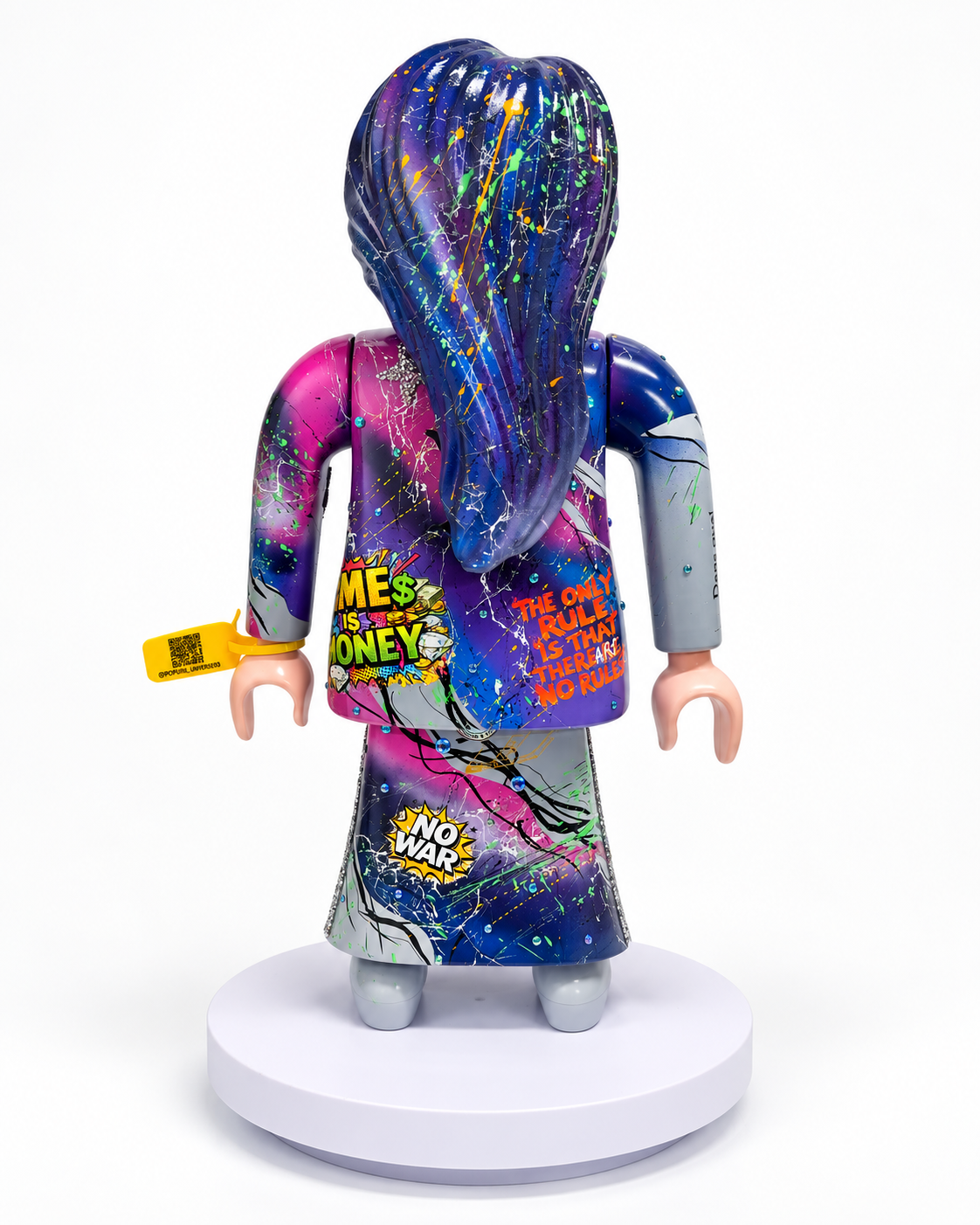 Playmobil XXL « lady » œuvre unique et premium POP ART (numéro 13)