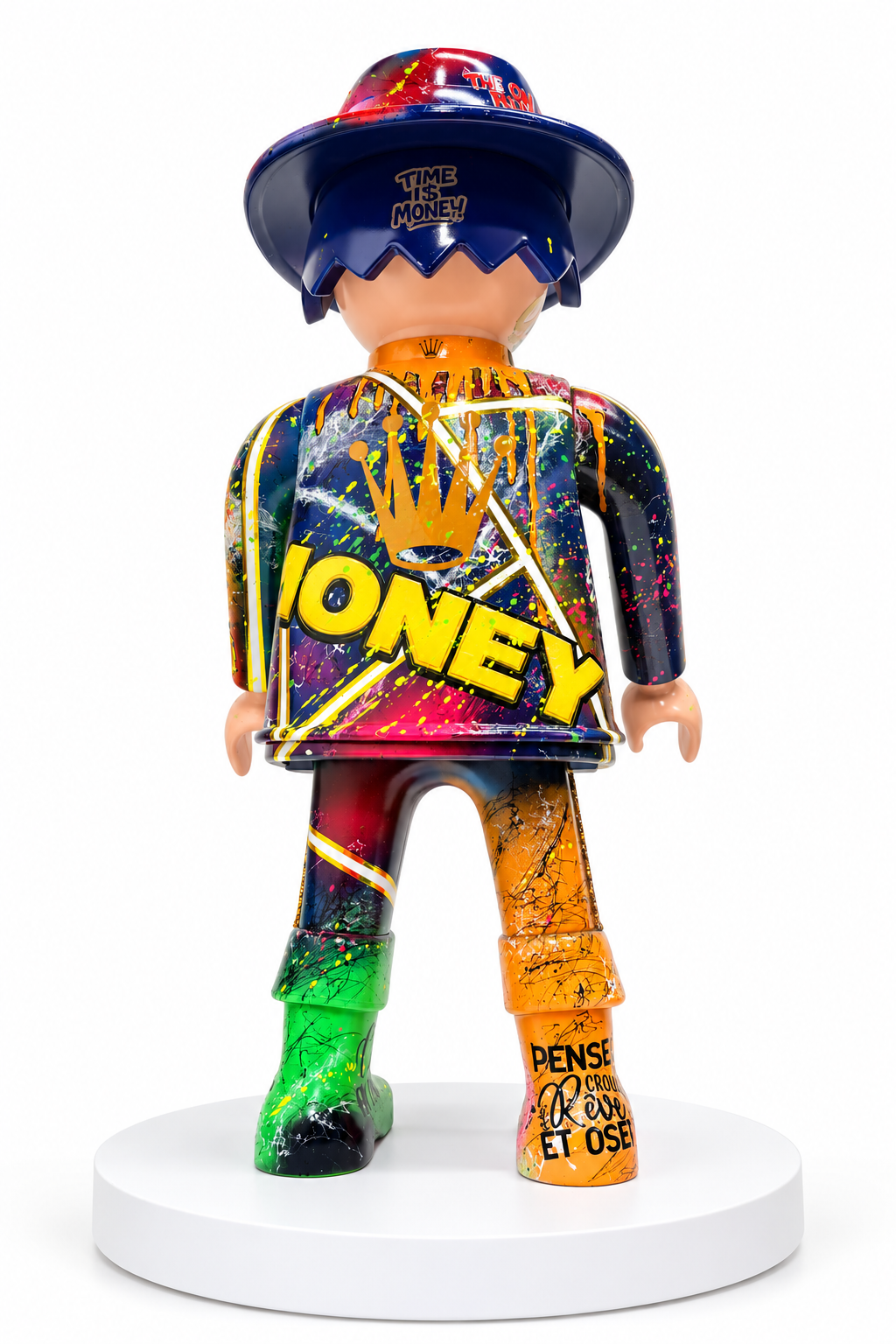 Playmobil XXL « man » œuvre unique et premium POP ART (numéro 07)
