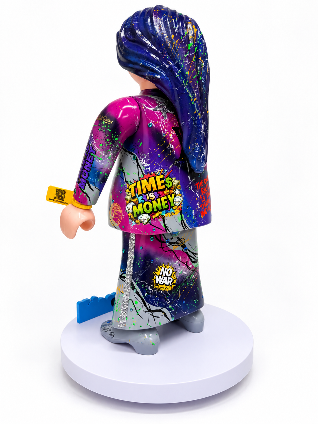 Playmobil XXL « lady » œuvre unique et premium POP ART (numéro 13)