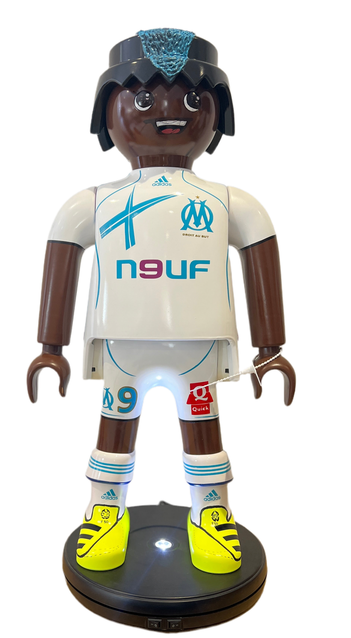 OLYMPIQUE DE MARSEILLE OM Djibril Cisse PLAYMOBIL XXL - joueur de football