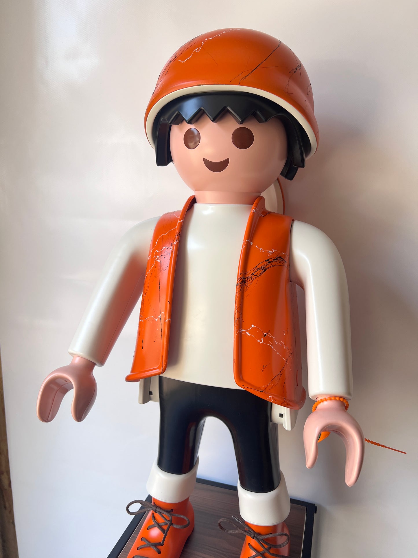 PLAYMOBIL XXL ORANGE / effet marbre (100% PERSONNALISABLE)