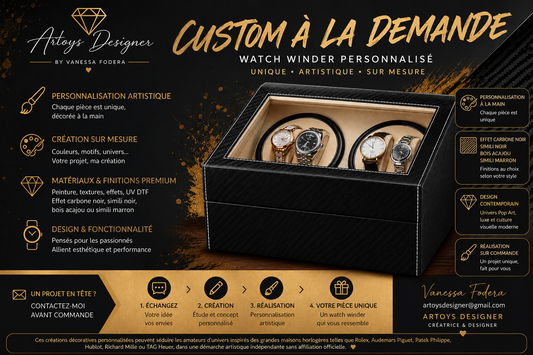 Remontoir Montre XXL avec sa Personnalisation :