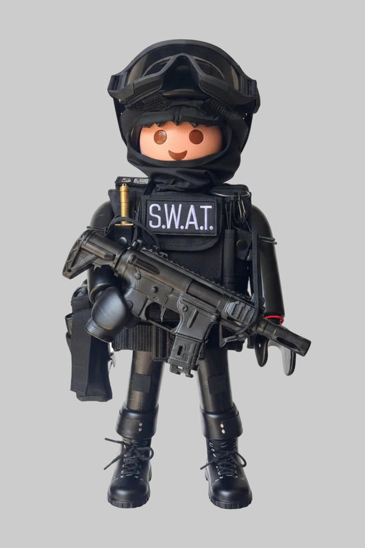 Playmobil XXL policier personnalisé swat