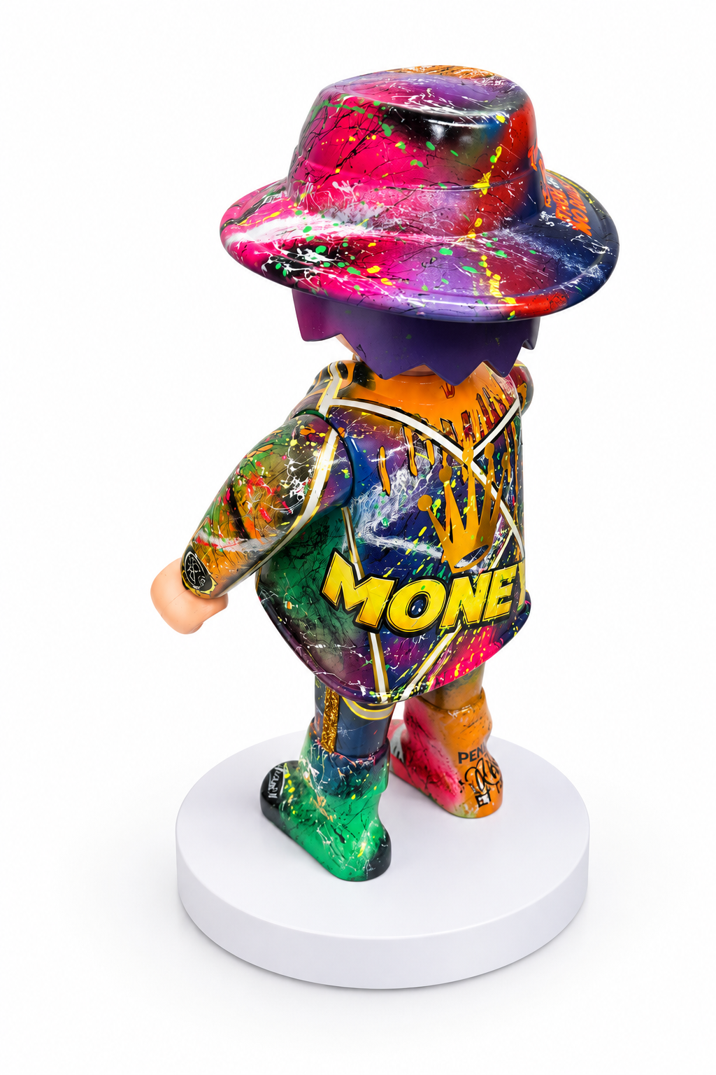 Playmobil XXL « man » œuvre unique et premium POP ART (numéro 07)