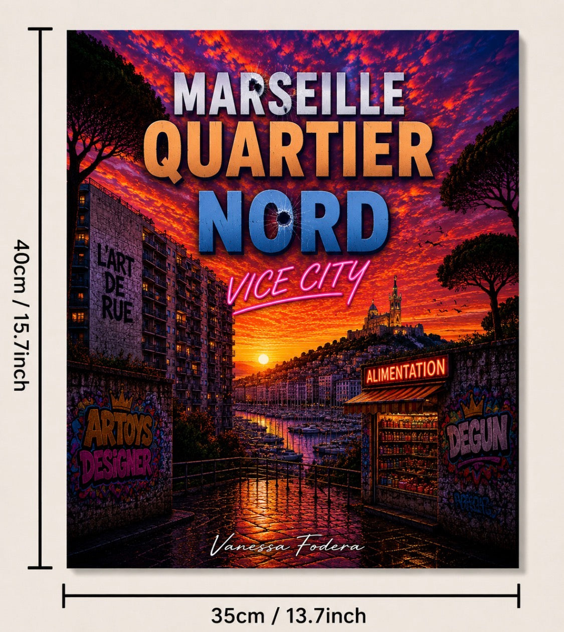 Tote Bag Marseille Quartier Nord – Vice City | ARTOYS DESIGNER