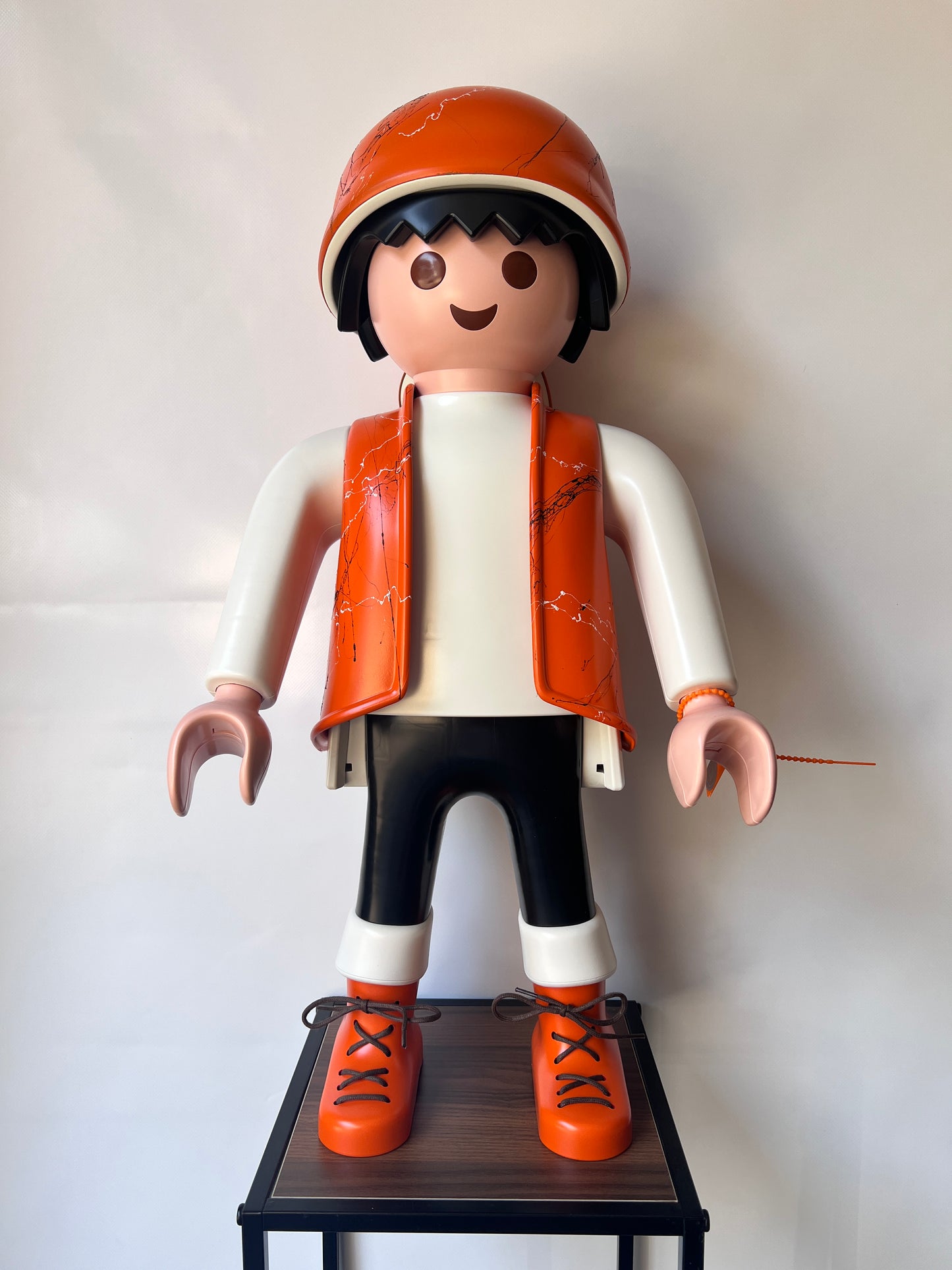 PLAYMOBIL XXL ORANGE / effet marbre (100% PERSONNALISABLE)