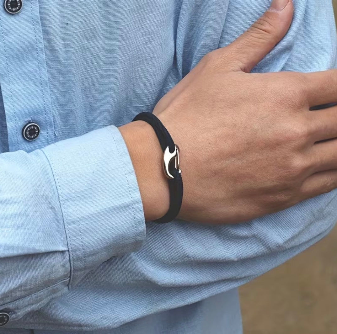 BRACELET CORDAGE MARIN – PORTE-BONHEUR