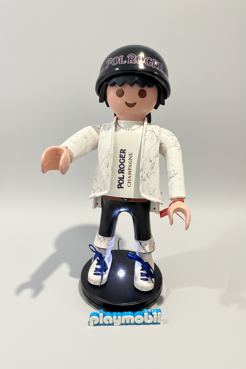 Sculpture Pop Art Playmobil XXL CAVES A VINS ET CHAMPAGNE