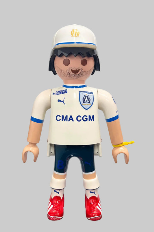 Sculpture Pop Art Playmobil XXL OLYMPIQUE DE MARSEILLE