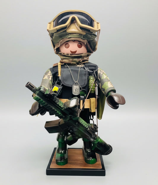 Sculpture Pop Art Playmobil XXL GIGN FRANCE