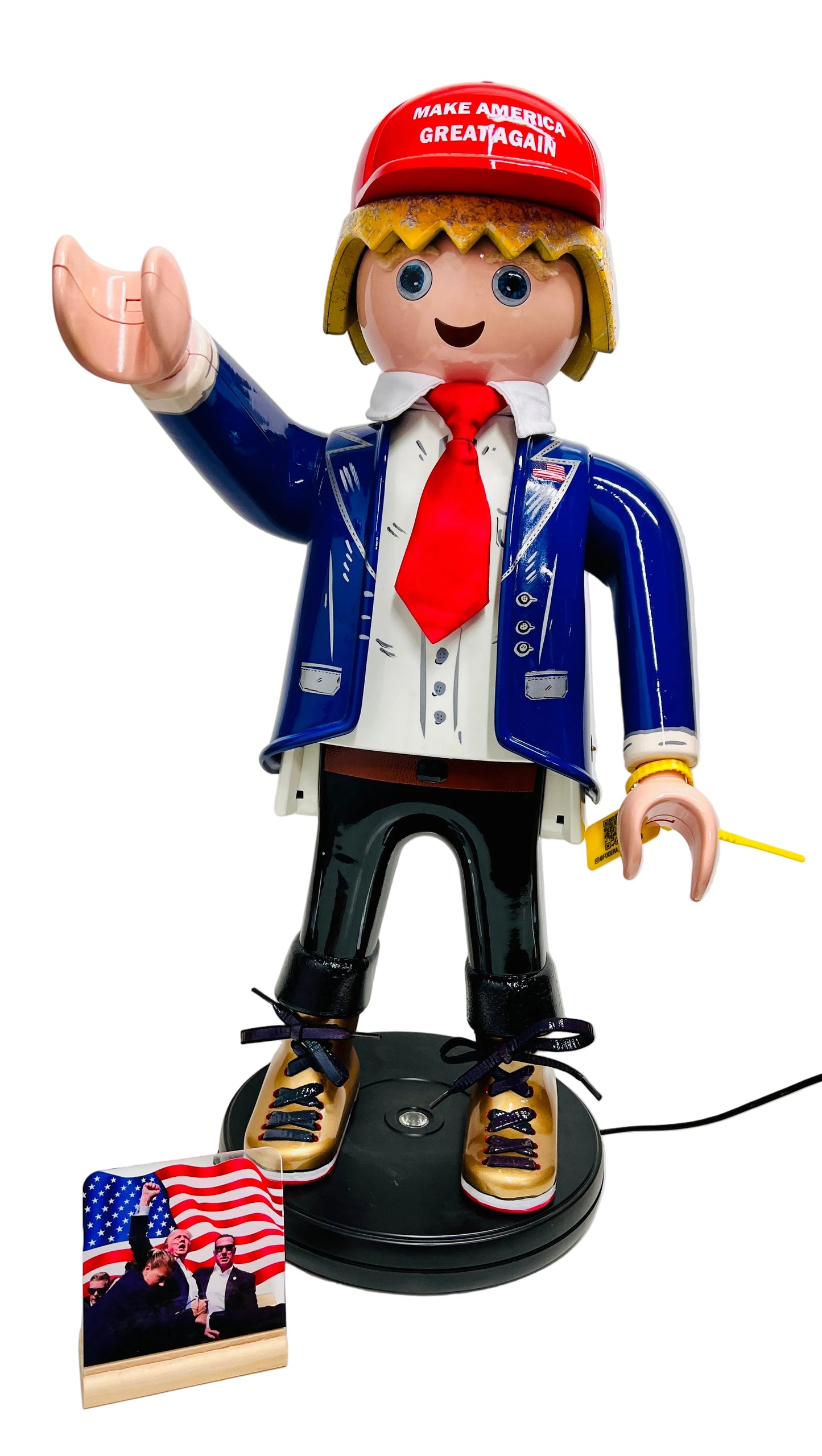 Sculpture Pop Art Playmobil XXL USA