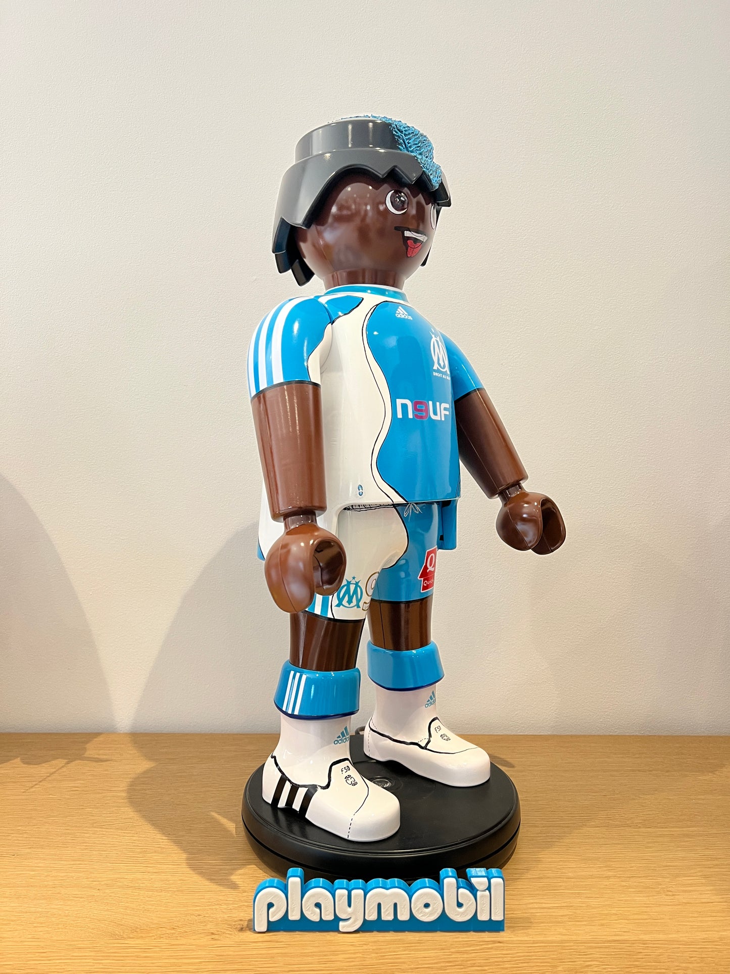 OLYMPIQUE DE MARSEILLE Djibril Cisse OM PLAYMOBIL XXL - joueur de football