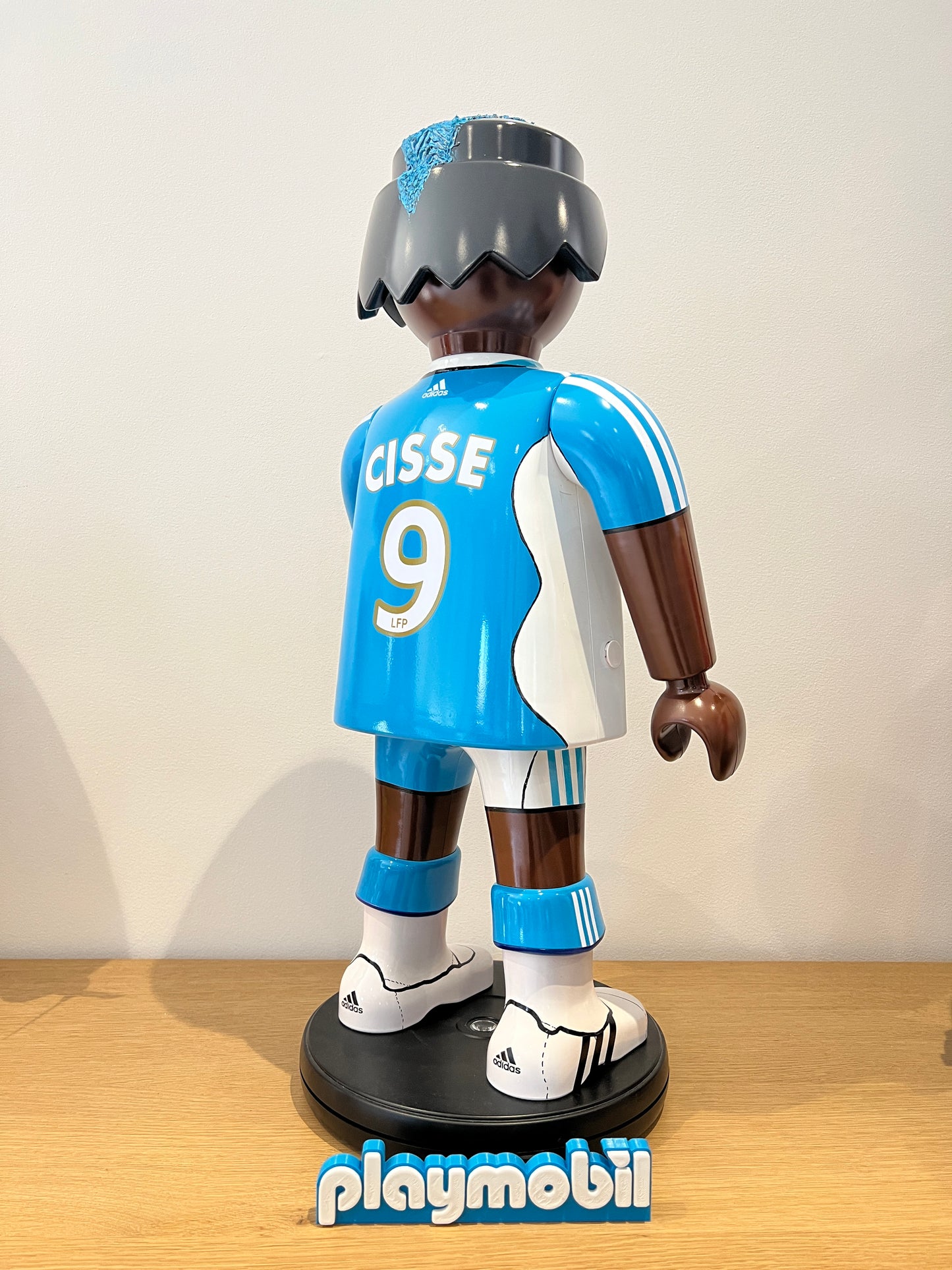OLYMPIQUE DE MARSEILLE Djibril Cisse OM PLAYMOBIL XXL - joueur de football