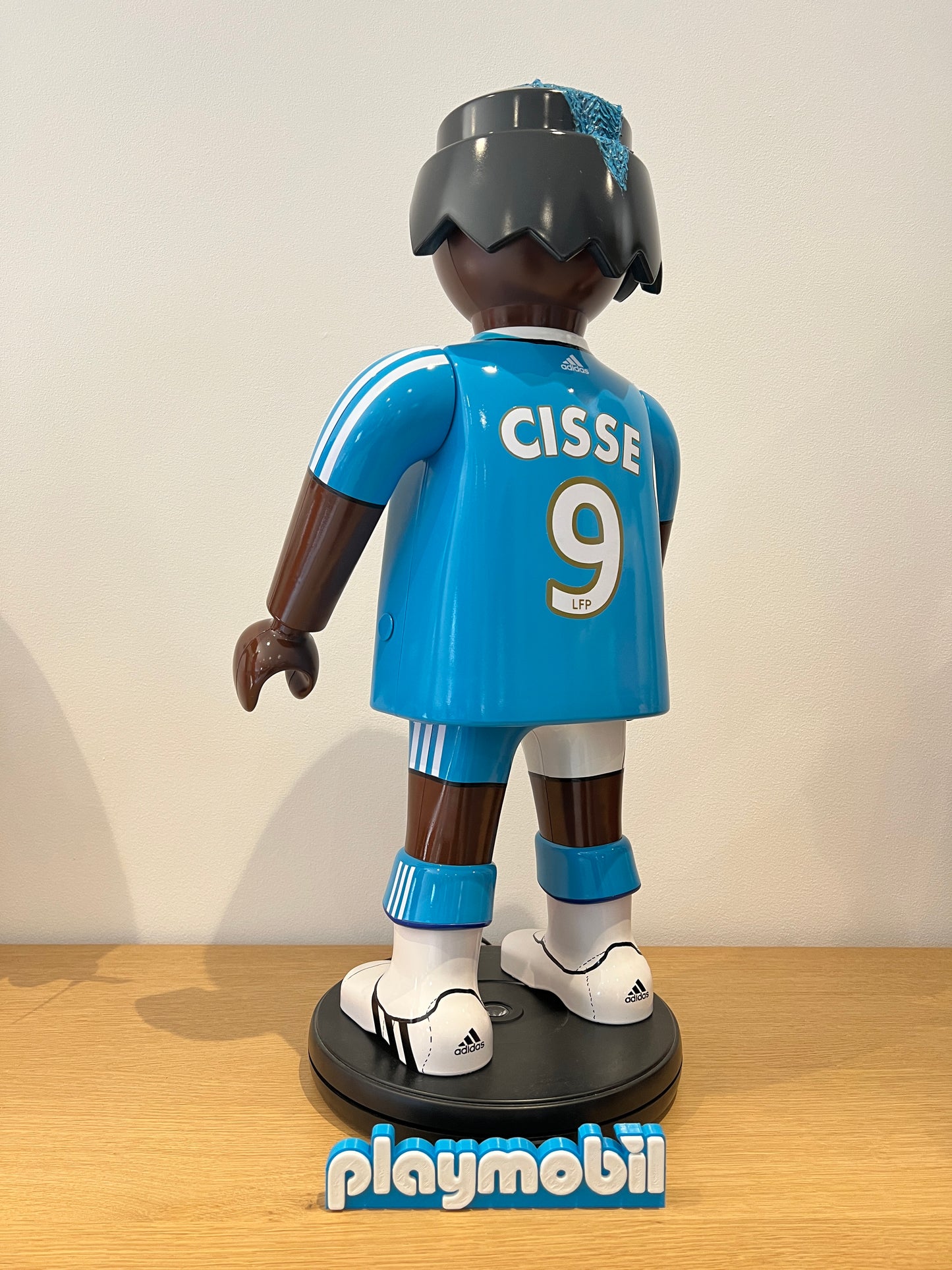 OLYMPIQUE DE MARSEILLE Djibril Cisse OM PLAYMOBIL XXL - joueur de football