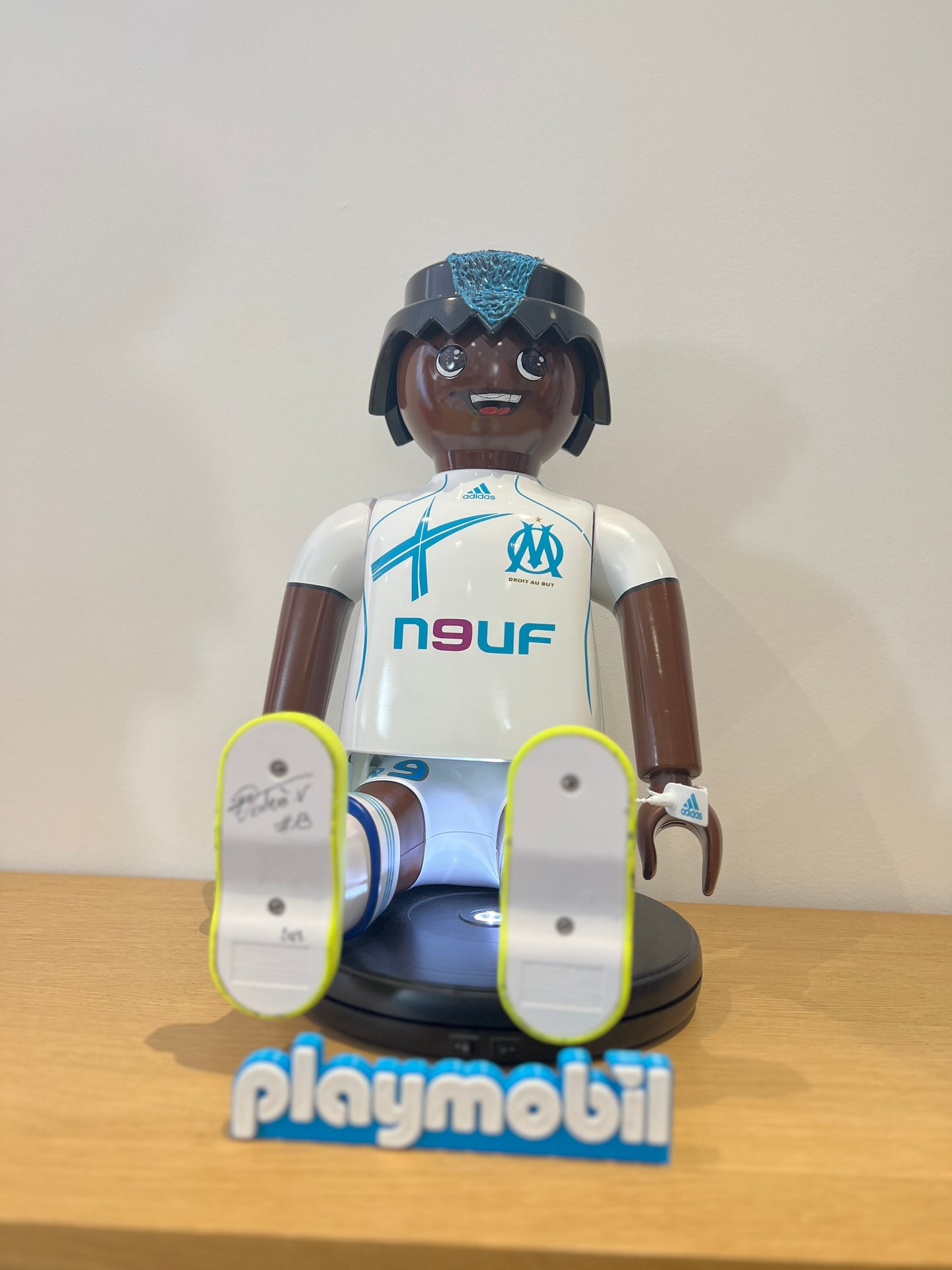 OLYMPIQUE DE MARSEILLE OM Djibril Cisse PLAYMOBIL XXL - joueur de football