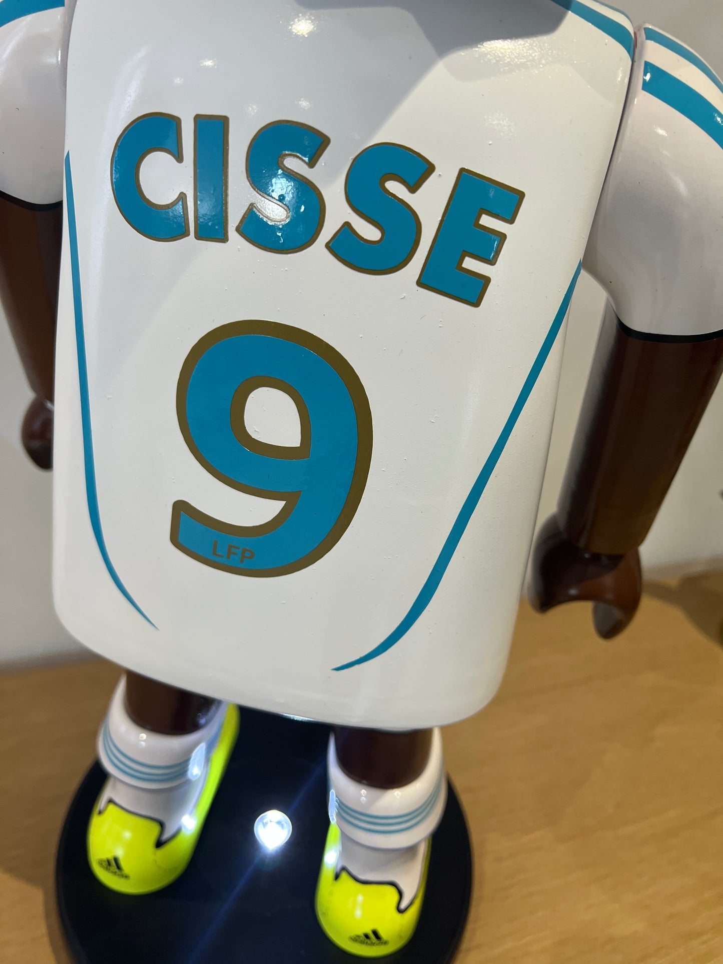 OLYMPIQUE DE MARSEILLE OM Djibril Cisse PLAYMOBIL XXL - joueur de football