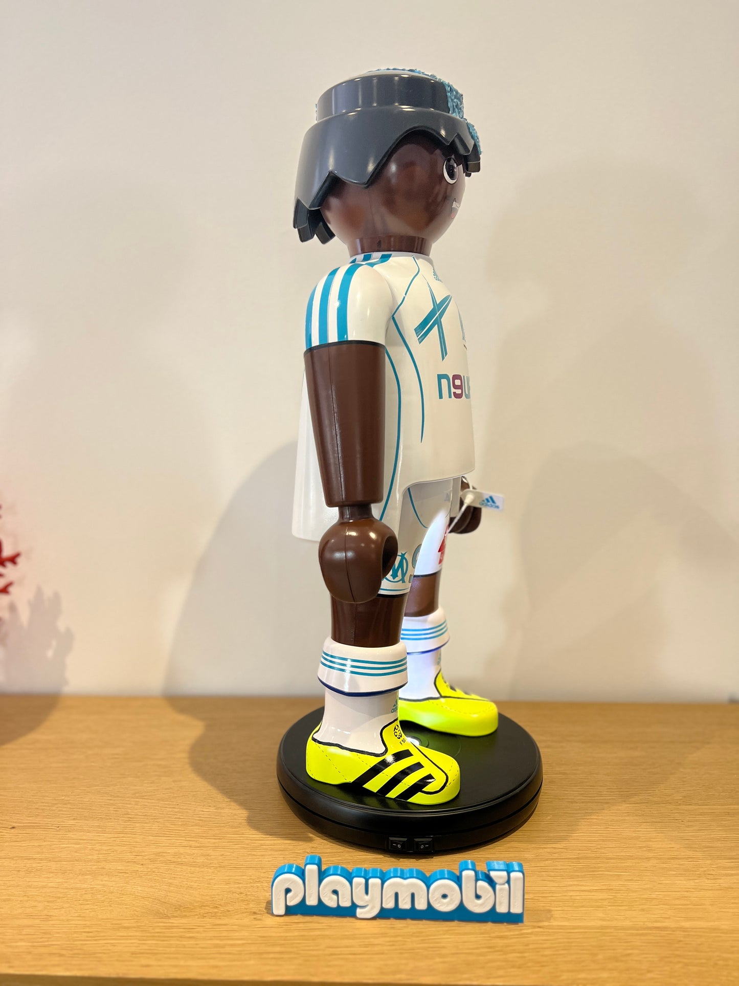 OLYMPIQUE DE MARSEILLE OM Djibril Cisse PLAYMOBIL XXL - joueur de football