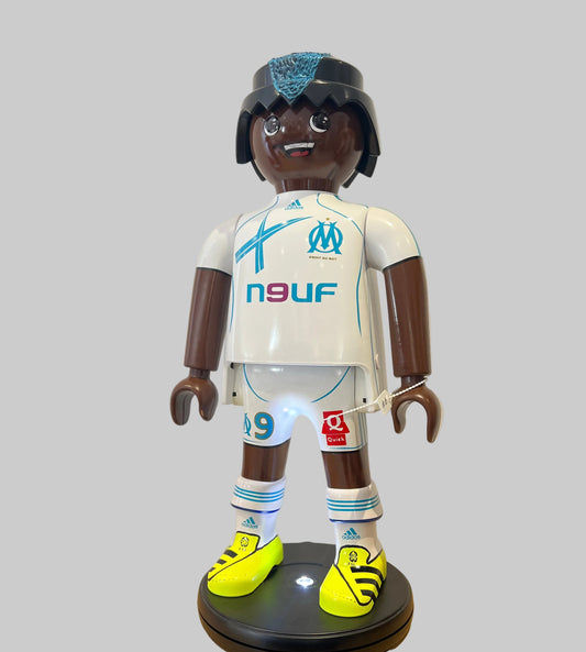 Playmobil XXL personnalisé OM - joueur de football - Pop Art