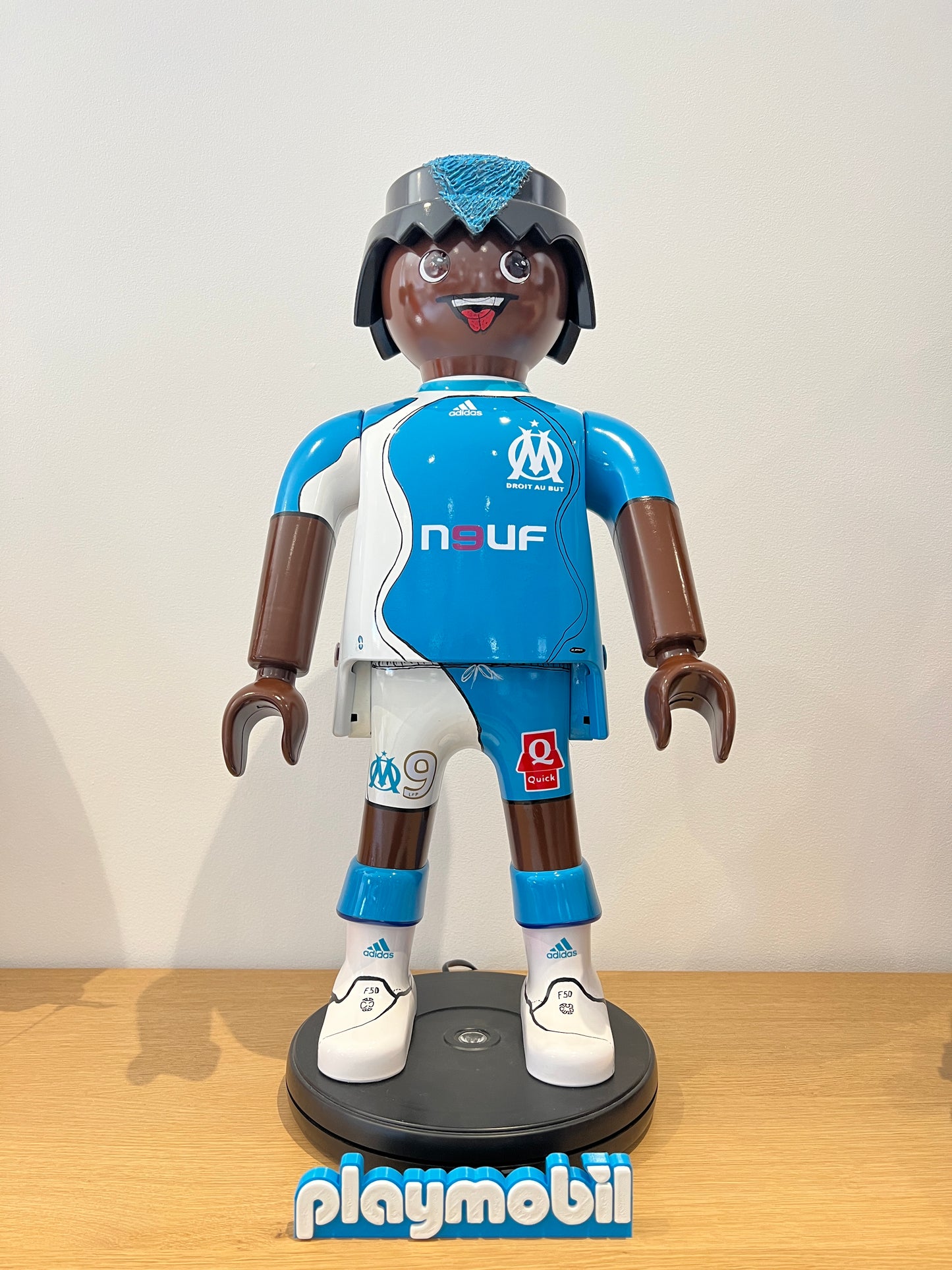 OLYMPIQUE DE MARSEILLE Djibril Cisse OM PLAYMOBIL XXL - joueur de football