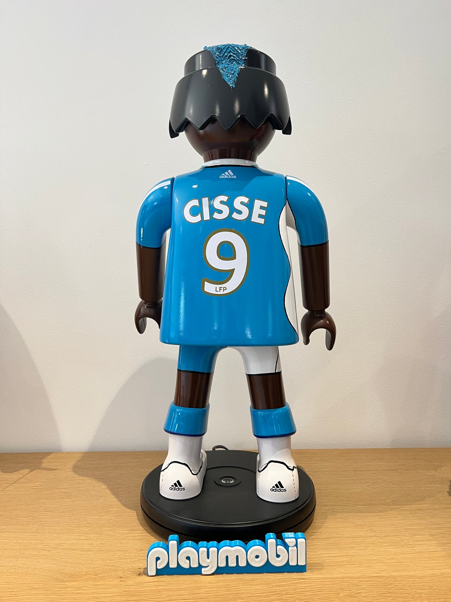 OLYMPIQUE DE MARSEILLE Djibril Cisse OM PLAYMOBIL XXL - joueur de football