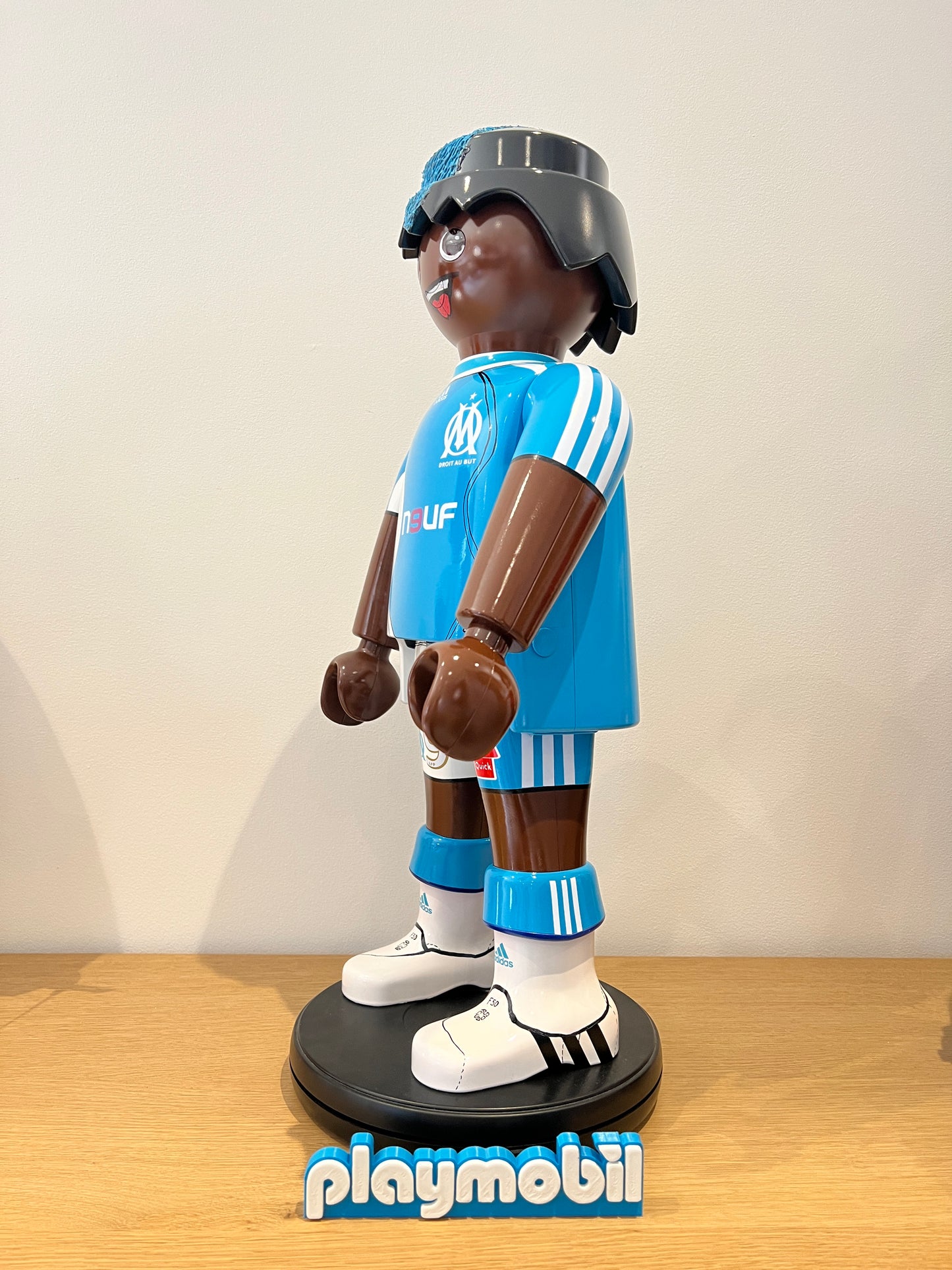 OLYMPIQUE DE MARSEILLE Djibril Cisse OM PLAYMOBIL XXL - joueur de football